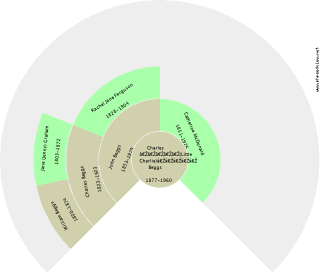 Jane (Jenny) Graham Circle Diagram
