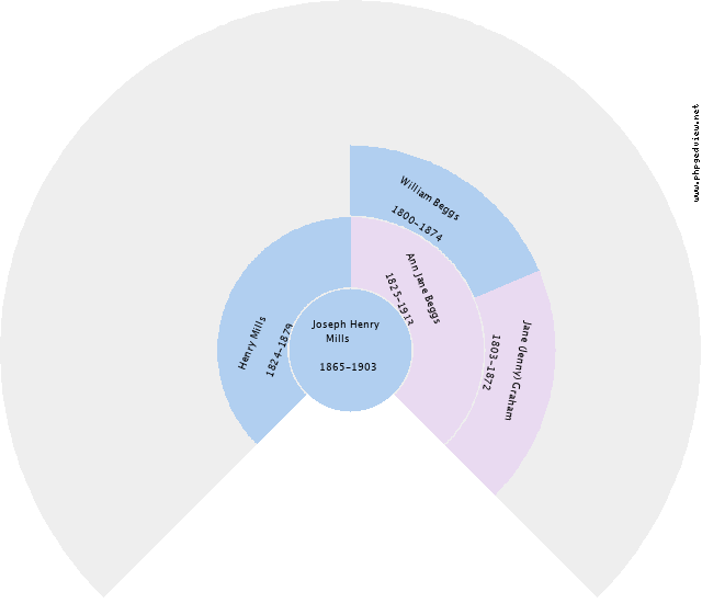 Isaiah Herbert (Finch) Mills Circle Diagram
